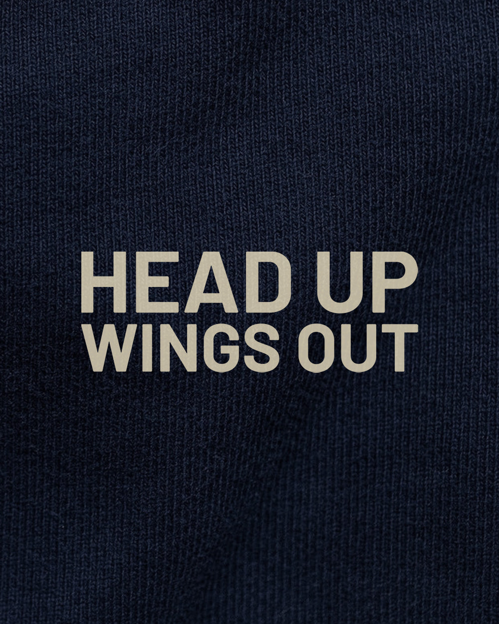 Head Up Wings Out Unisex Crewneck Sweatshirt by Seen Not Seen
