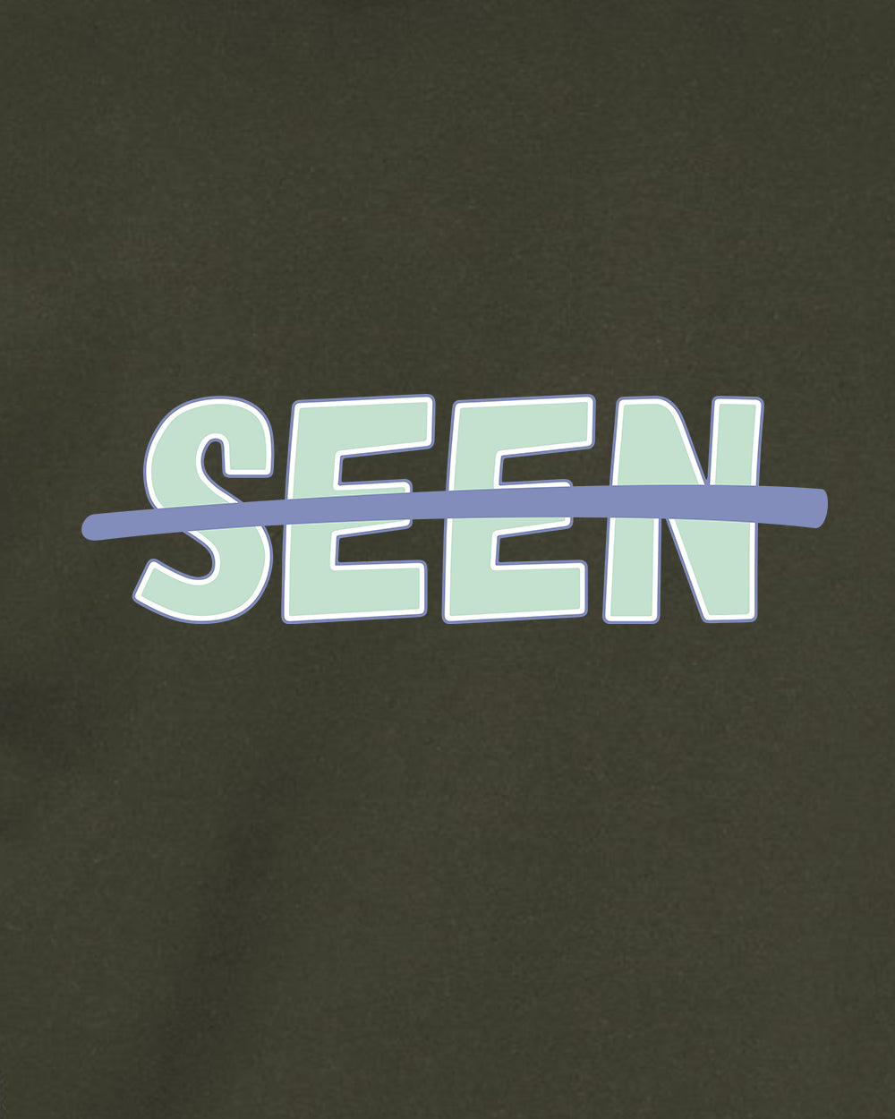 Seen Unisex Crewneck Sweatshirt by Seen Not Seen