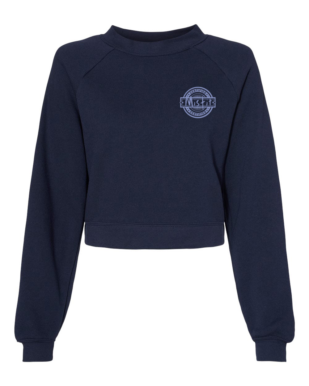 Certified Misfit Cropped Crewneck for Women by Seen Not Seen