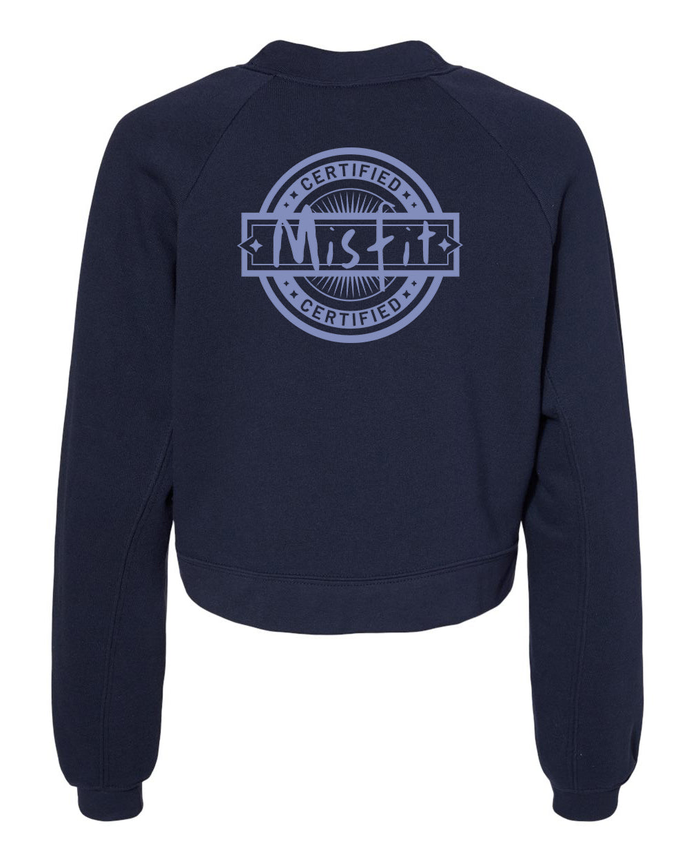 Certified Misfit Cropped Crewneck for Women by Seen Not Seen