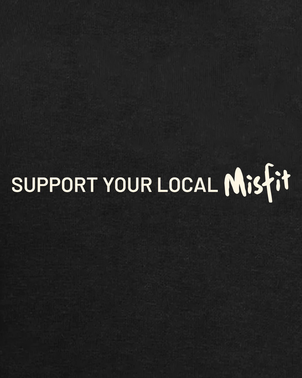 Support Your Local Misfit Cropped Hoodie for Women by Seen Not Seen