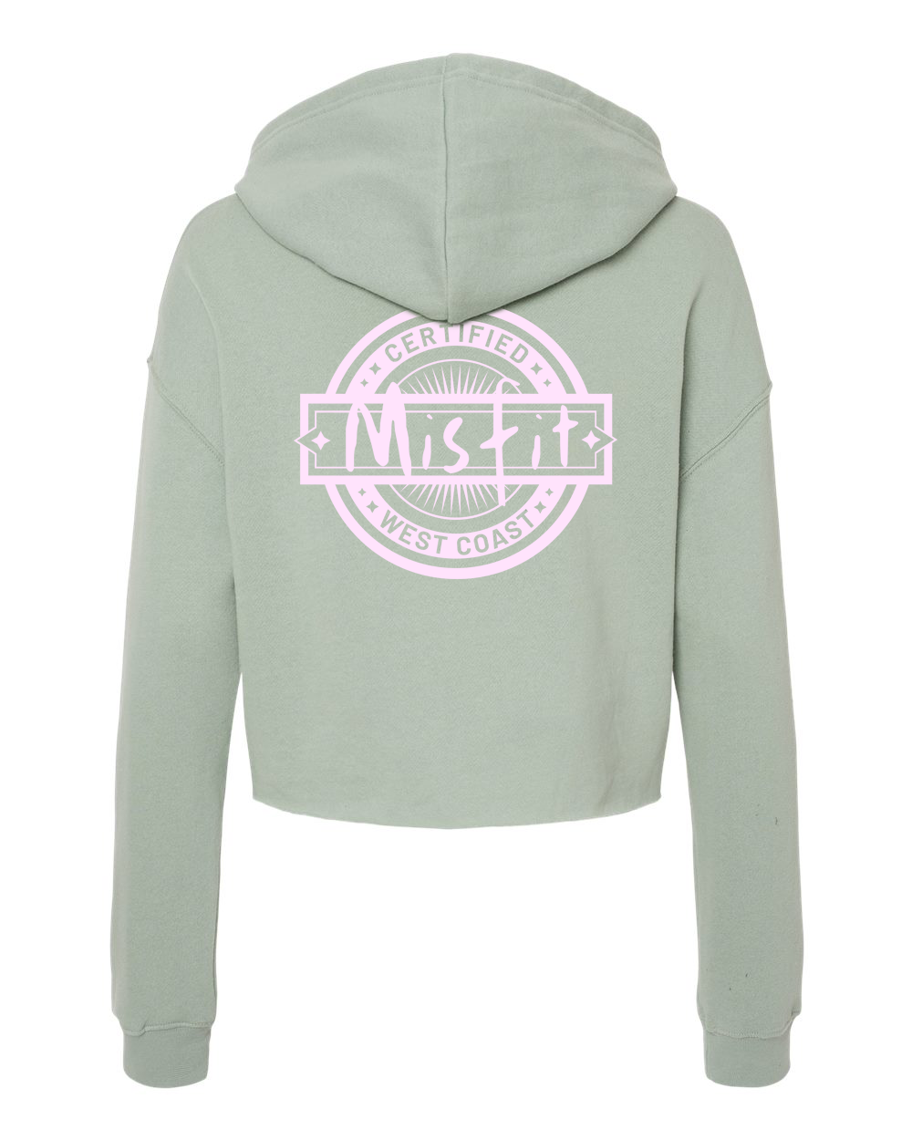 Certified Misfit Cropped Hoodie - West Coast - Seen Not Seen
