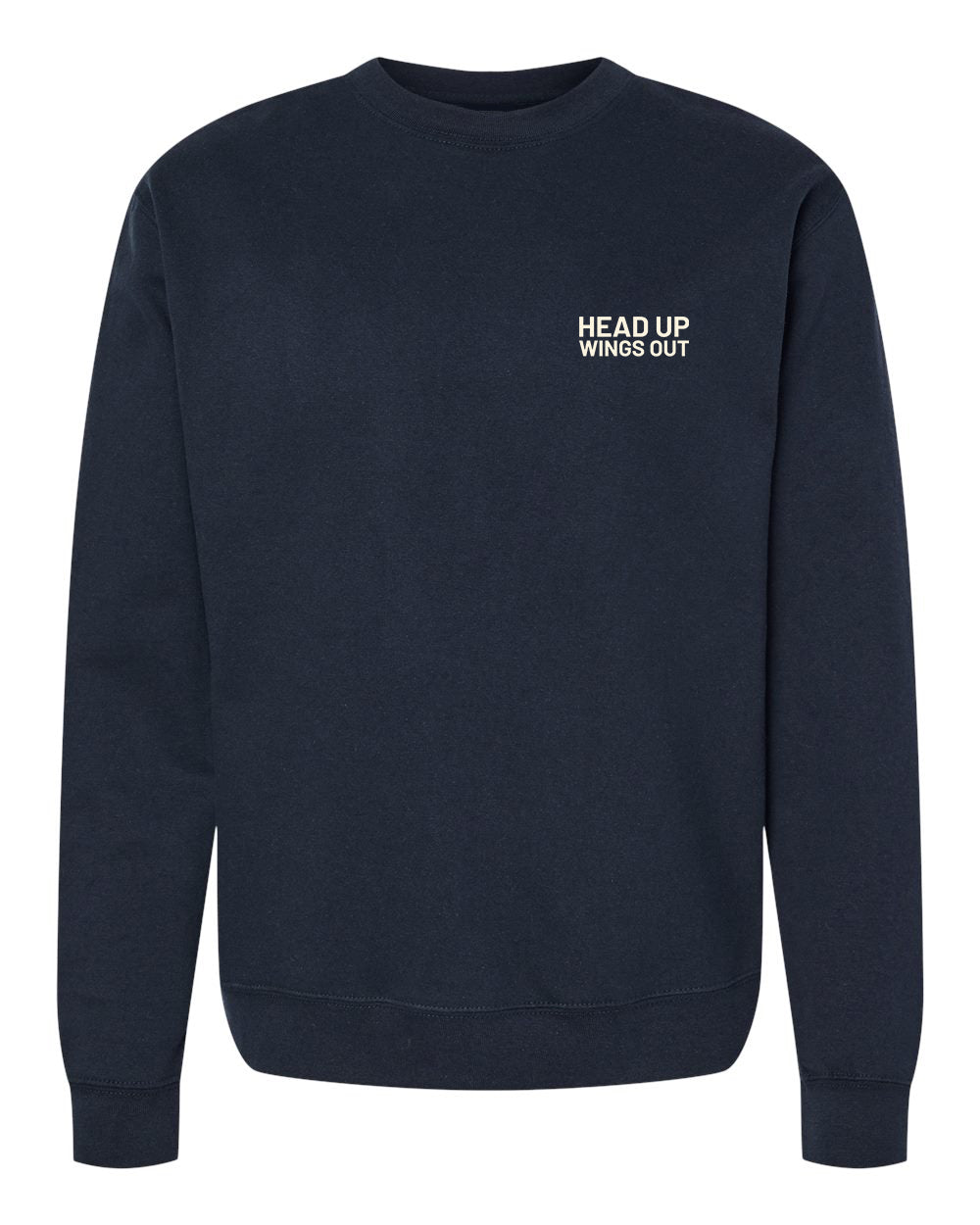 Head Up Wings Out Unisex Crewneck Sweatshirt by Seen Not Seen