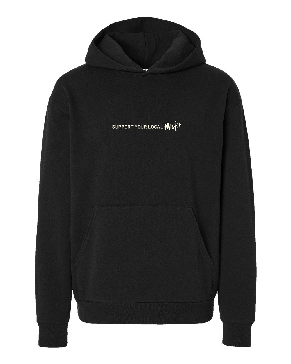 Support Your Local Misfit Unisex Hoodie by Seen Not Seen