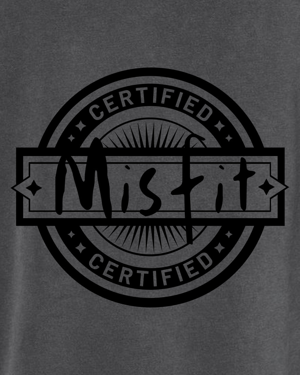 Certified Misfit Unisex Hoodie by Seen Not Seen