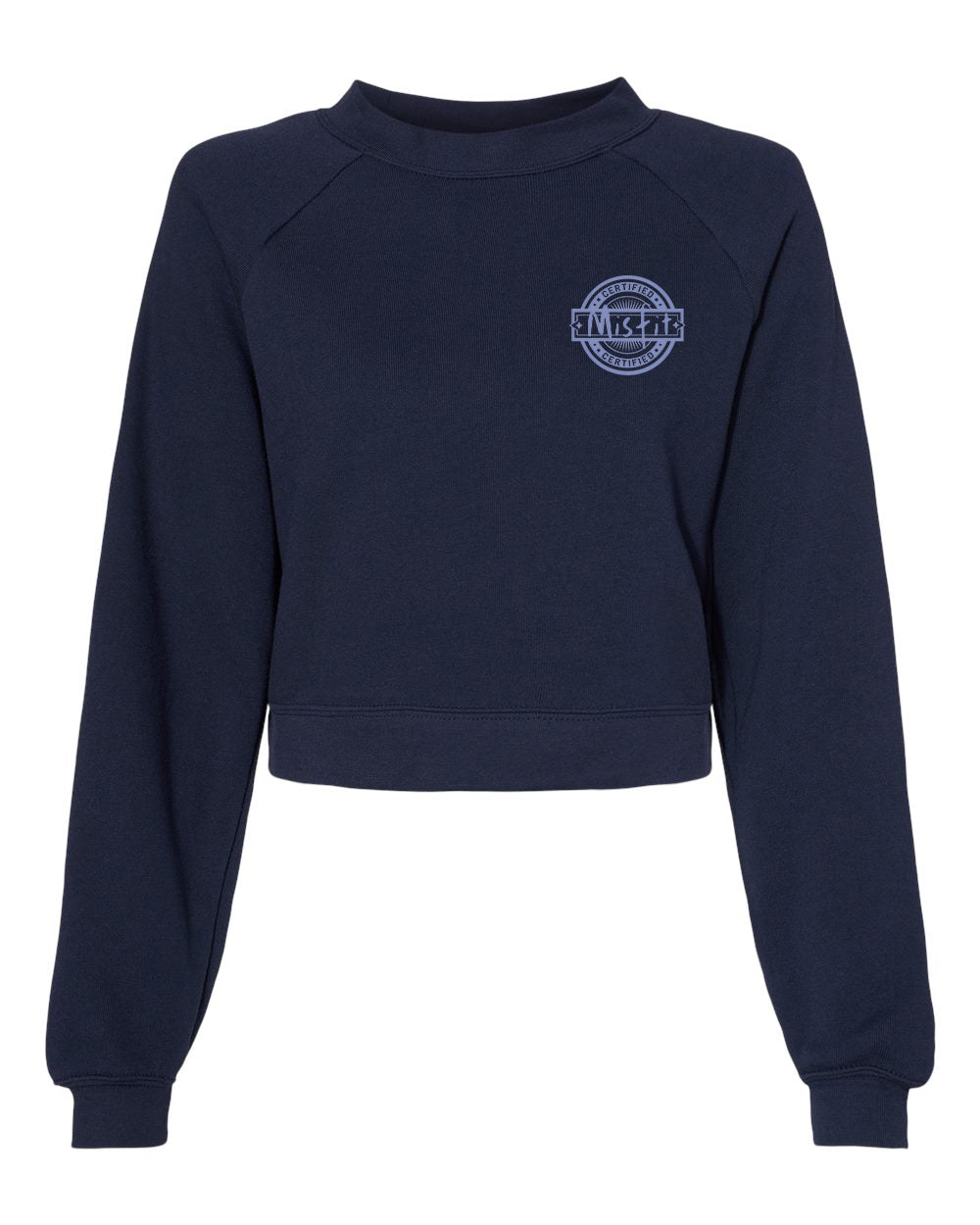 Certified Misfit Cropped Crewneck for Women by Seen Not Seen